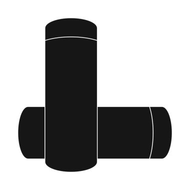 Pil ve alkali işareti vektör illüstrasyon. Web için pil ve kapasite stok sembolünün toplanması.