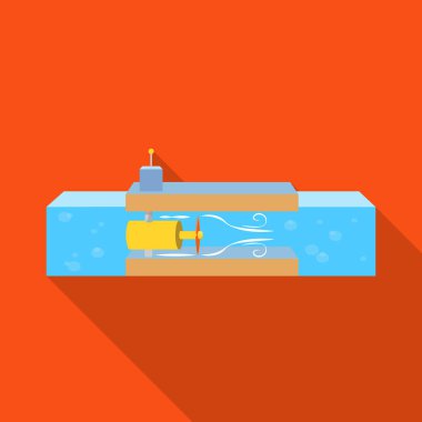 Gelgit ve güç sembolüizole nesne. Stok lar için gelgit ve türbin vektör simgesi seti.