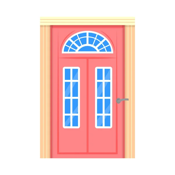 Diseño vectorial del icono de la puerta y el marco. Colección de puerta y habitación icono vectorial para stock . — Vector de stock