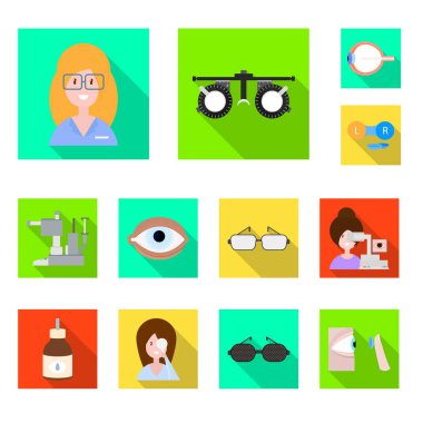 Düzeltme ve görme sembolü izole nesne. Web için düzeltme ve bakım stok sembolü toplama.