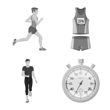 Başarı ve maraton sembolü vektör tasarımı. Web için başarı ve kazanan stok sembolü koleksiyonu.