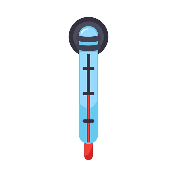 温度计和温度图标的矢量说明。一套用于 Web 的温度计和进度库存符号. — 图库矢量图片