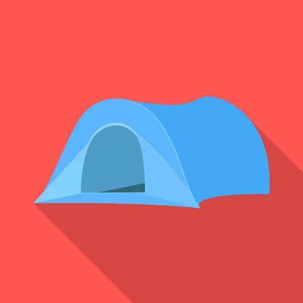 Design vettoriale della tenda e logo del campo. Raccolta dell'icona del vettore tenda e cupola per lo stock . — Vettoriale Stock