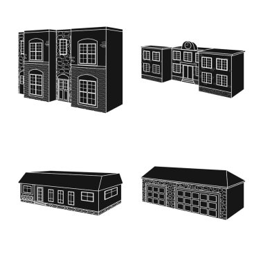 Yenileme ve altyapı işareti izole nesne. Web için yenileme ve ev stok sembolü koleksiyonu.