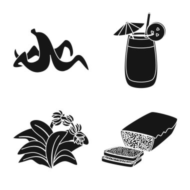 Vektör tasarımı vitamini ve yeme simgesi. Vitamin ve olgun stok vektör çizim koleksiyonu.