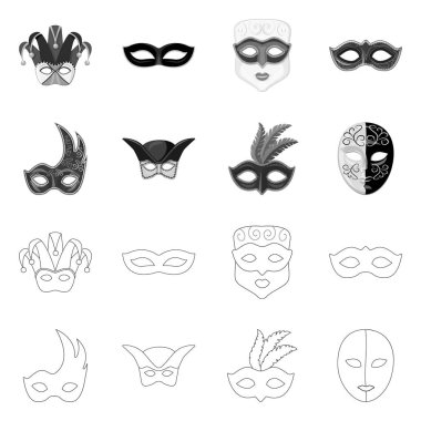 Lüks ve kutlama simgesi yalıtılmış nesne. Lüks ve Gizle hisse senedi vektör çizim topluluğu.