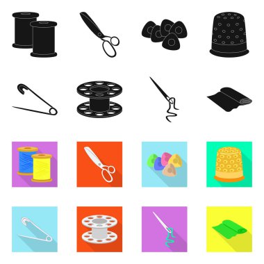 El sanatları ve el sanatları simge vektör tasarımı. Web için craft ve endüstri hisse senedi simgesi kümesi.