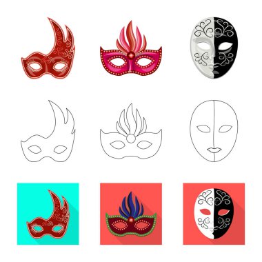 Lüks ve kutlama simgesi yalıtılmış nesne. Lüks ve Gizle hisse senedi vektör çizim topluluğu.