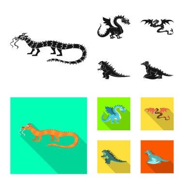 Efsane ve Cadılar Bayramı sembolü izole nesne. Hisse senedi için efsane ve tarih vektör simgesi koleksiyonu.