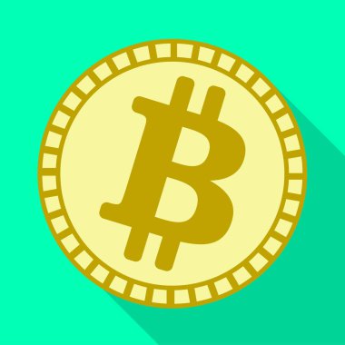 Jeton ve cryptocurrency sembolü vektör Illustration. Sikke ve iş stok vektör çizim seti.