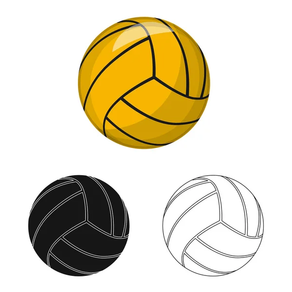 Vektor-Design von Sport und Ballsymbol. Set von Sport und athletischen Aktienvektoren Illustration. — Stockvektor