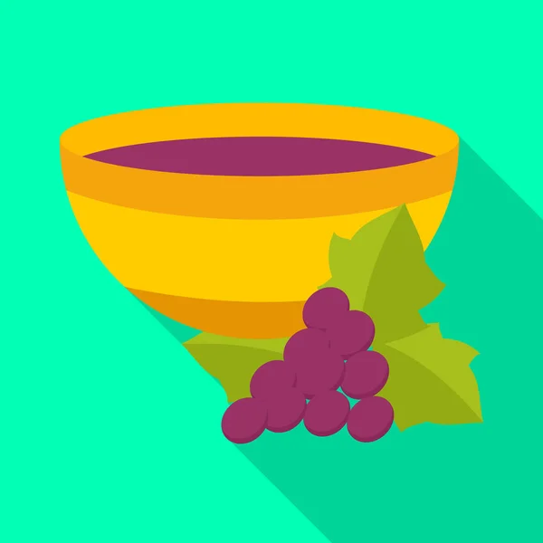 Objeto aislado de vino y jarrón icono. Colección de vino e historia símbolo de stock para la web . — Vector de stock