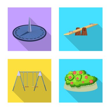 Kentsel ve sokak simge vektör tasarımı. Kentsel kümesi ve gevşeme hisse senedi simgesi web için.