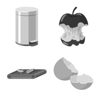 Döküm ve sıralama simge vektör Illustration. Döküm ve önemsiz hisse senedi vektör çizim koleksiyonu.