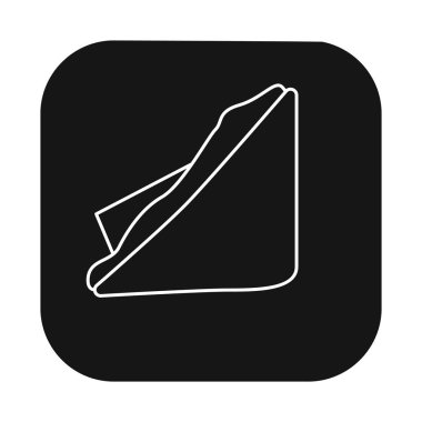 Paket ve gıda sembolü vektör illüstrasyon. Paket ve atıştırmalık stok vektör illüstrasyon seti.