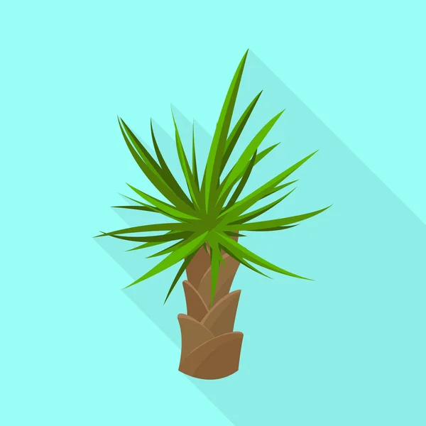 Изолированный объект пальмы и растущая икона. Коллекция иконок пальмового и бананового вектора для склада . — стоковый вектор