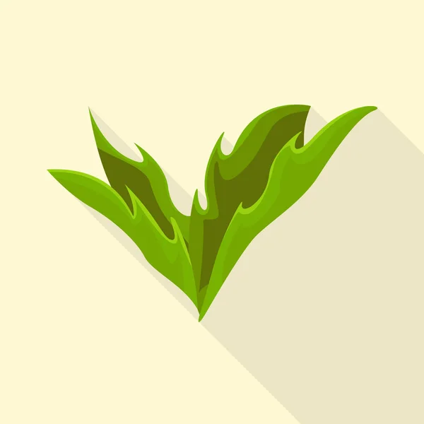 Diseño vectorial de arbustos y logotipo verde. Colección de arbustos e ícono vectorial del tallo para stock . — Vector de stock