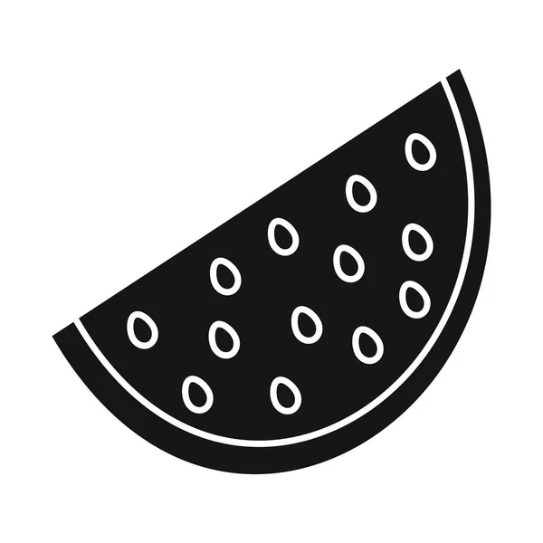 Vektoros illusztráció görögdinnye és a gyümölcs logó. A görögdinnye és a nyári állomány vektorgrafikus képe. — Stock Vector