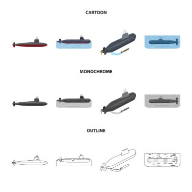 İşareti savaş ve gemi tasarımı vektör. Savaş ve web için filo hisse senedi simgesi.