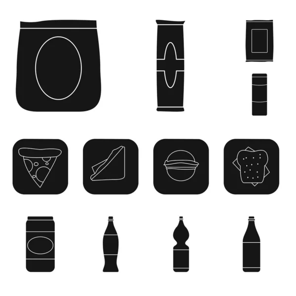 Isolated object of retail and assortment icon. Collection of retail and service vector icon for stock. — Stock Vector