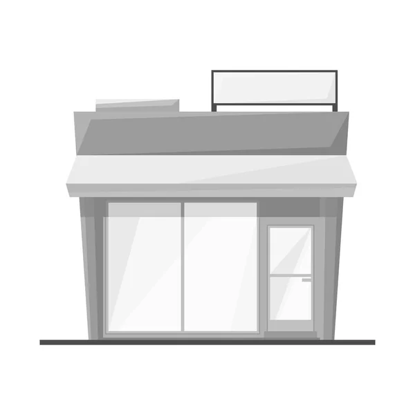 Vector ontwerp van kantoor en winkel symbool. Set van Office en entree voorraad symbool voor web. — Stockvector