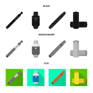 Teknoloji nin vektör tasarımı ve tat işareti. Web için teknoloji ve trendy stok sembolü koleksiyonu.