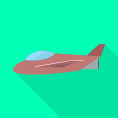 Uçak ve hava işareti vektör illüstrasyon. Stok için uçak ve jet vektör simgesi koleksiyonu.