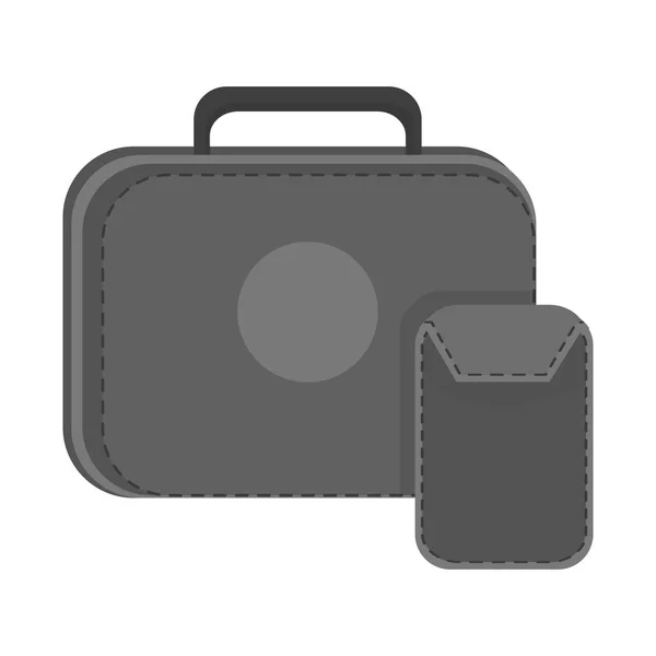 Σχεδιασμός διανυσματικής τσάντας και πινακίδα τσάντας. Συλλογή τσάντας και μοντέρνο σύμβολο αποθέματος για το Web. — Διανυσματικό Αρχείο