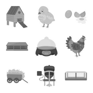 Organik ve hayvan sembolü izole nesne. Web için organik ve bitki stok sembolü toplama.