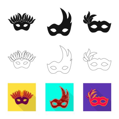 Lüks ve kutlama logo vektör Illustration. Lüks ayarla ve stok vektör çizim gizle.