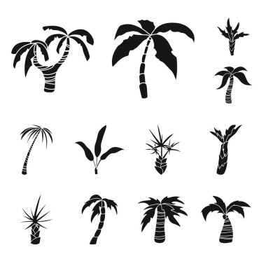 Seyahat ve ekoloji sembolü izole nesne. Web için seyahat ve plaj stok sembolü koleksiyonu.