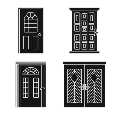 Dekoratif ve inşaat işareti vektör illüstrasyon. Web için dekoratif ve iç stok sembolü koleksiyonu.