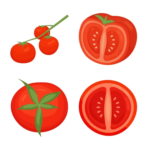Diseño vectorial de símbolo orgánico y alimenticio. Colección de icono de vector orgánico y dietético para stock . — Vector de stock