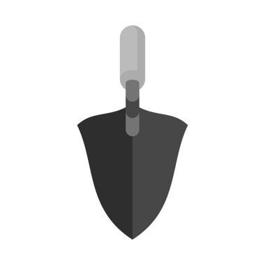 Kürek ve kepçe sembolü vektör tasarımı. Stok için kürek ve ev vektör simgesi koleksiyonu.