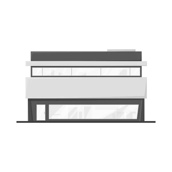 Vector illustratie van hypermarkt en Shop teken. Collectie van hypermarkt en gevel voorraad symbool voor web. — Stockvector