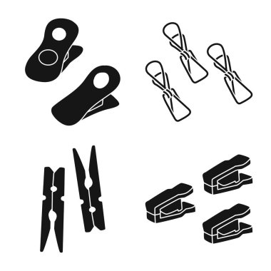 Tutma ve ekipman sembolü vektör illüstrasyon. Stok lar için tutma ve tutma vektör simgesi kümesi.
