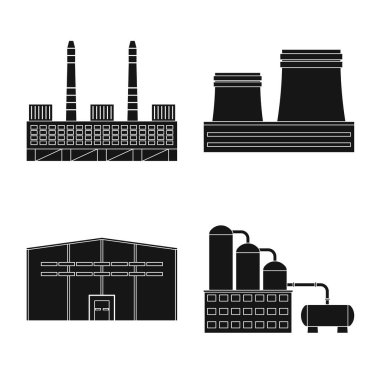 Mimari ve teknoloji simgesinin vektör Illustration. Mimari ve bina stok vektör çizim koleksiyonu.