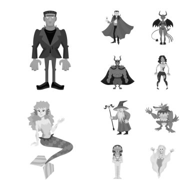 Şaşkınlık ve korku sembolü vektör illüstrasyon. Stok için şaşkınlık ve cehennem vektör simgesi koleksiyonu.