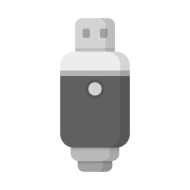 Vape ve elektronik işaret izole nesne. Stok için vape ve cihaz vektör simgesi kümesi.