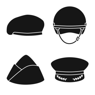 Geleneksel ve silahlı sembolün vektör tasarımı. Stok lar için geleneksel ve memur vektör simgesinin toplanması.