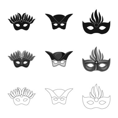 Lüks ve kutlama simge vektör tasarımı. Lüks ayarla ve stok vektör çizim gizle.