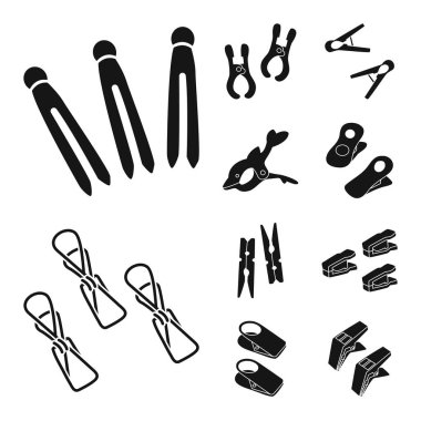 Tutma ve ekipman simgesinin vektör çizimi. Stok vektör illüstrasyonunun toplanması ve tutun.