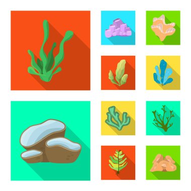 Biyolojik çeşitlilik ve doğa işareti vektör illüstrasyon. Biyolojik çeşitlilik ve yaban hayatı stok vektör illüstrasyon seti.