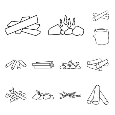 Doku ve inşaat sembolü vektör tasarımı. Web için doku ve parke stok sembolü seti.