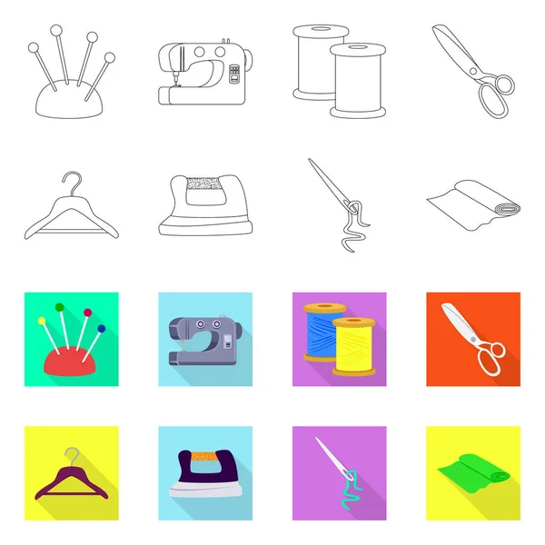 Vector illustration of craft and handcraft symbol. Collection of craft and industry vector icon for stock. — Stock Vector
