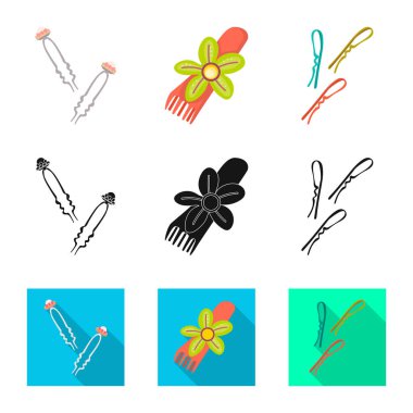 Güzellik ve moda logo vektör Illustration. Güzellik ve kadın hisse senedi vektör çizim koleksiyonu.