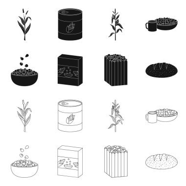 Mısır tarlası ve sebze logosu yalıtılmış nesne. Mısır tarlası ve vejetaryen hisse senedi simgesi için web topluluğu.