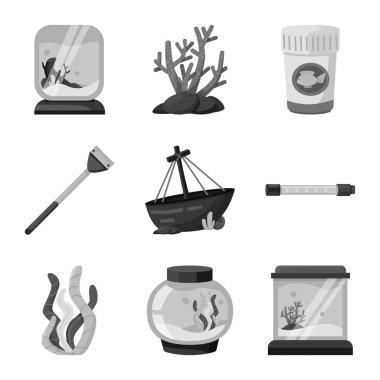 Ekipman ve bakım simgesivektör tasarımı. Stok lar için ekipman ve hobi vektör simgesi seti.