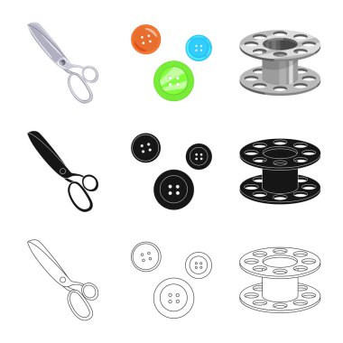 Zanaat ve el sanatları simgesinin vektör tasarımı. Zanaat ve Sanayi stok vektör çizim seti.