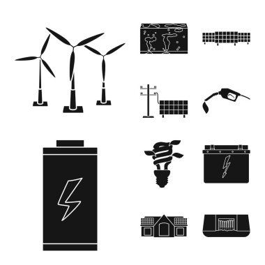 İklim vektör tasarımı ve alternatif işareti. İklim ve doğa stok vektör illüstrasyon koleksiyonu.